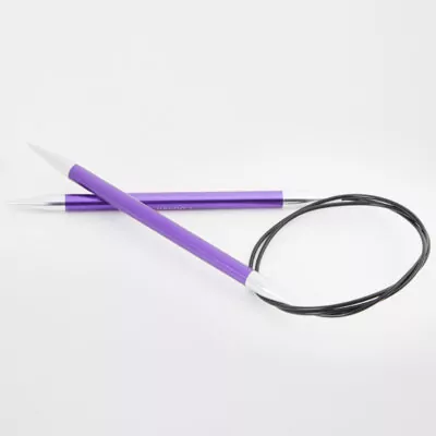 KnitPro Zing 金屬系列蛇針 (40cm) - 7mm