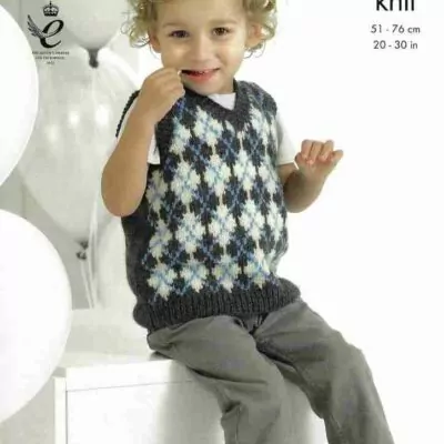 編織圖樣 – King Cole (兒童) - 4150