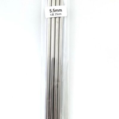 Aluminum knitting needle multi-pack (25cm) - 6mm (25cm)