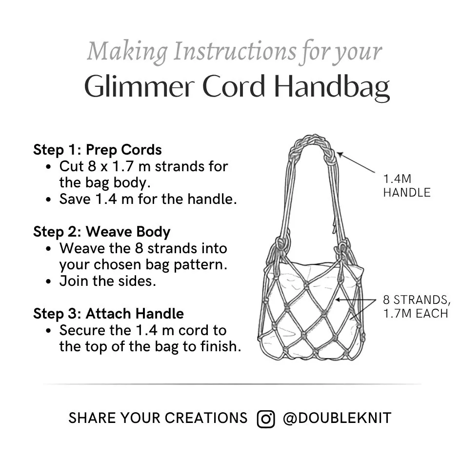 Glimmer Cord Handbag (1)